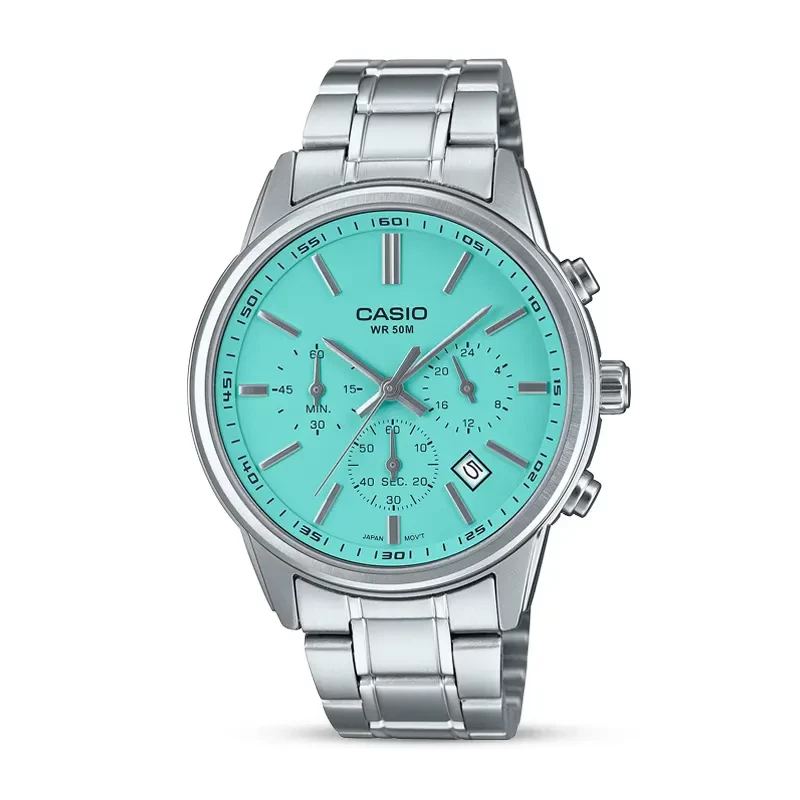 Casio MTP-E515D-2A2V Tiffany Blue Dial Men's Watch